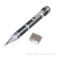 Multi -Stift -Schraubendreher -Taschenlampe